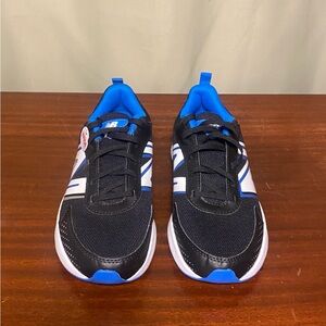 New Balance 545 Bungee Lace Dynasoft Black/Blue Athletic Shoes Size 4 Wide